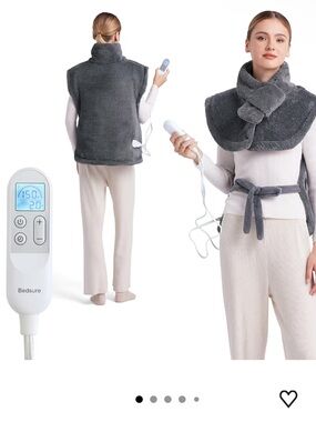 Bedsure Full Body Heating Pad, Wrap Electric Heated for Back, Neck & Shoulders